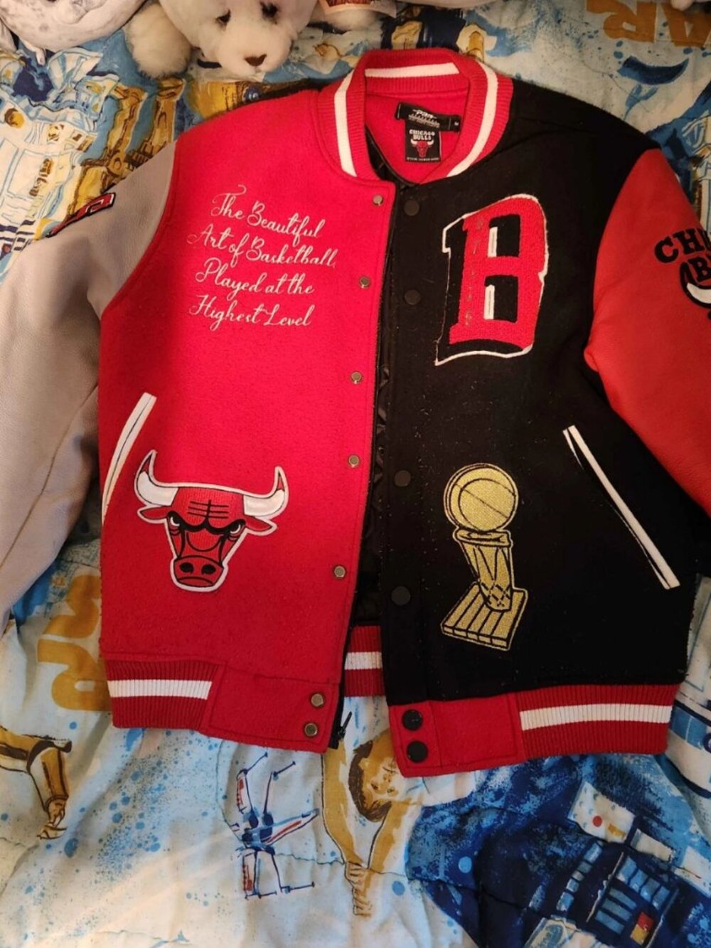 Pro Standard Chicago Bulls Bomber Style Jacket M Size Official Limited